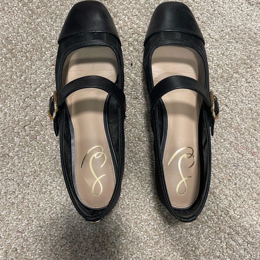 Sam Edelman Black Flats Classic Loafers